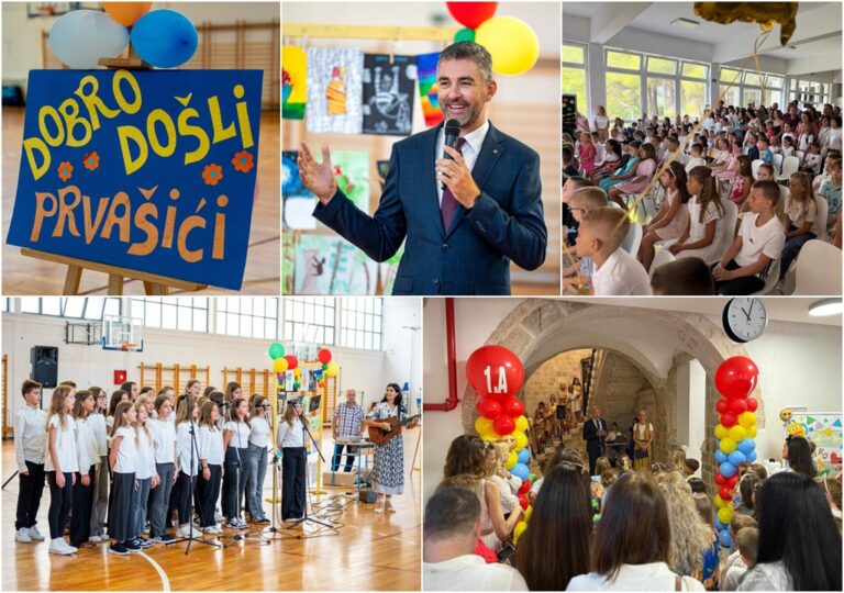 Obilježen prvi dan nastave u dubrovačkim školama: 441 prvašić i ukupno 3507 učenika