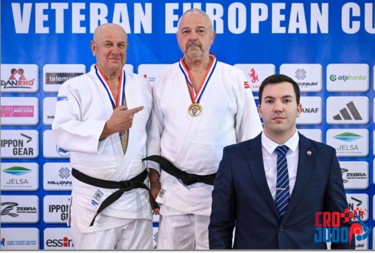 Sado Bečić srebreni europski judo veteran