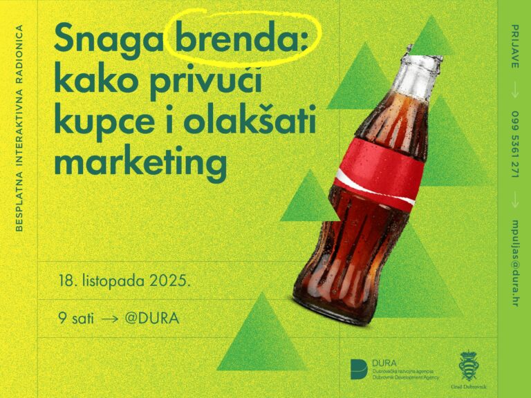 Na besplatnoj radionici naučite kako iskoristiti snagu brenda za bolji uspjeh i lakši marketing