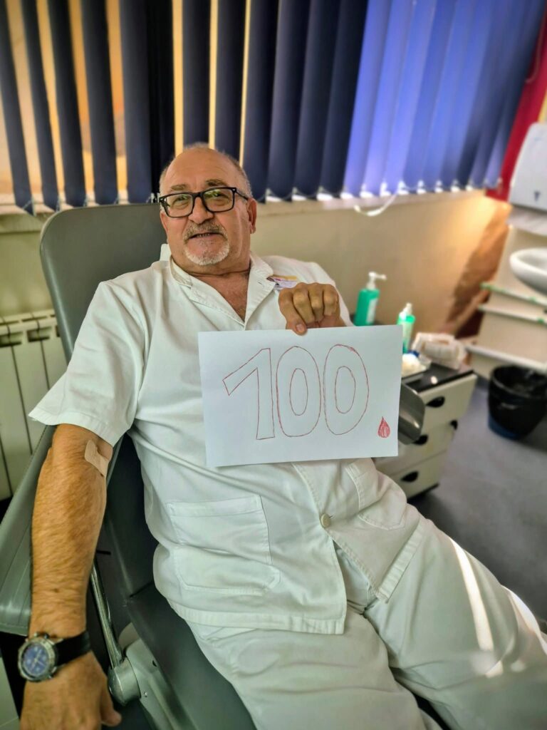 Uz 100. darivanje krvi Zdravka Cvitanovića – Bravo, veliki čovječe!