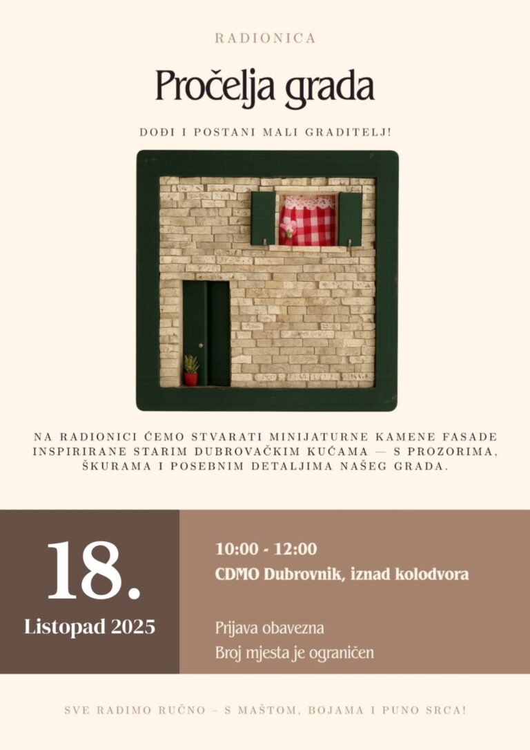 Osnovci, dođite u subotu na radionicu “Pročelja grada” u Centar za mlade