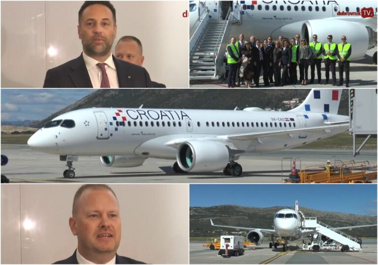 TV/Croatia Airlines se pohvalila novim modernom opremljenim zrakoplovom
