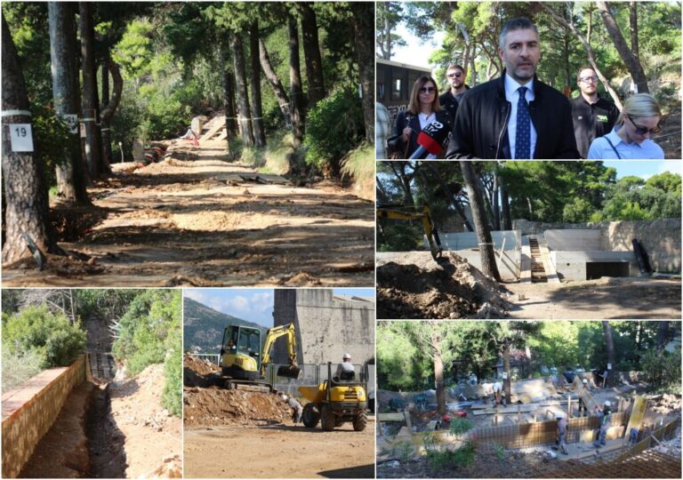 FOTO: Gradonačelnik obišao park Gradac, pogledajte kako napreduju radovi