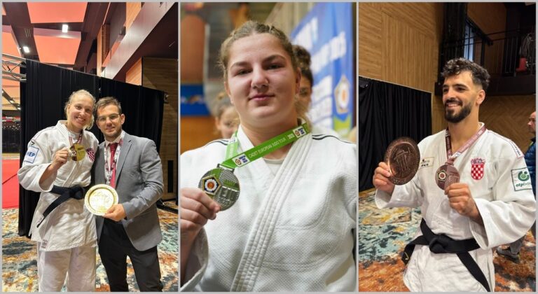 Gradonačelnik čestitao Petrunjeli Pavić, Leoni Niketić i Josipu Buliću na osvojenim medaljama