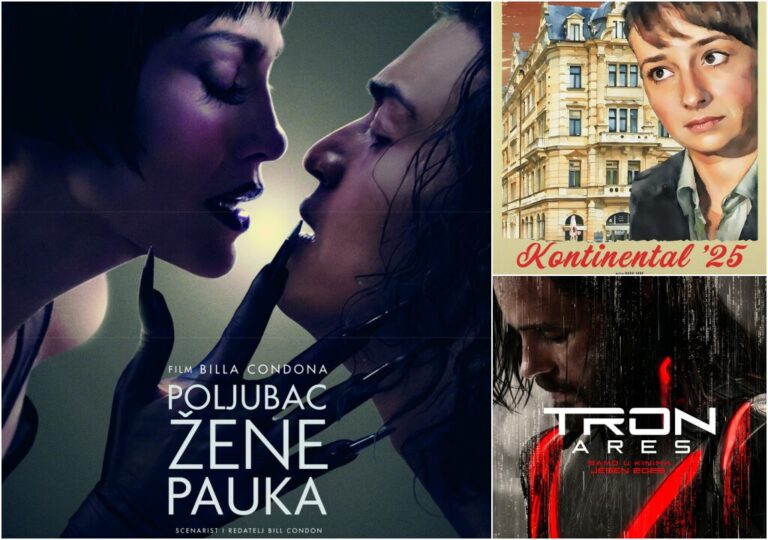 Od četvrtka u dubrovačkim kinima: Poljubac žene pauka, Tron: Ares, Kontinental ́25