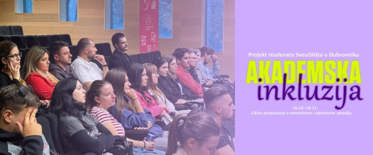 Kako izgleda studiranje s ADHD-om i oštećenjem vida? Ciklus predavanja projekta Akademske inkluzije se nastavlja
