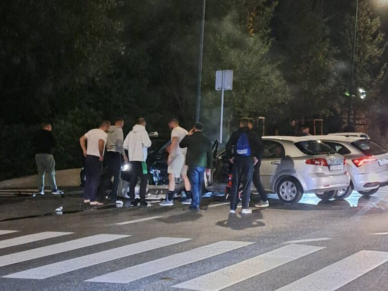 Sudar tri osobna vozila u Lapadu