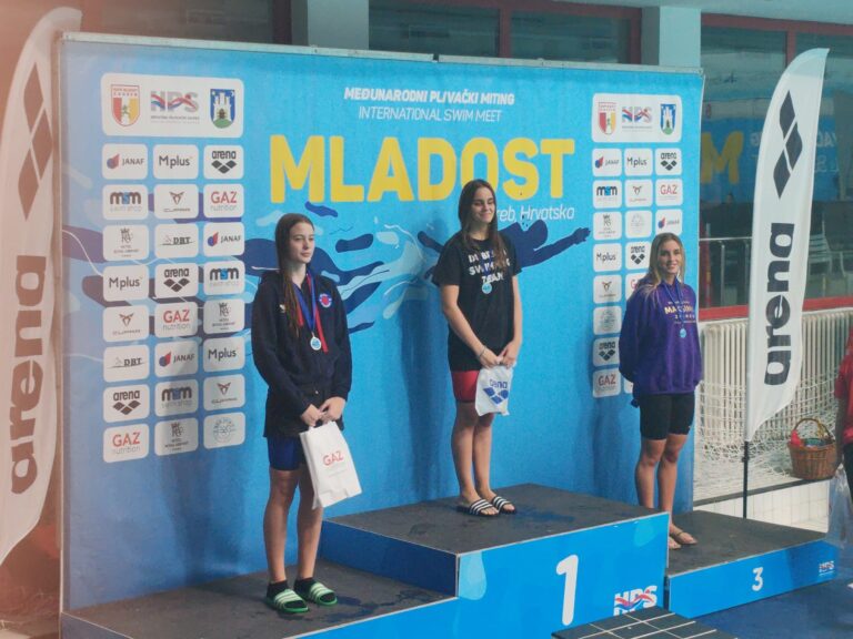 Plivački klub Jug osvojio osam medalja na mitingu “Mladost” u Zagrebu