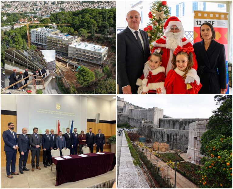 AKTIVNOSTI GRADA: Potpisan ugovor o dodjeli 4.3 milijuna eura za cestu Tamarić, Franković i ministar Piletić obišli Centar za starije ispod Opće bolnice