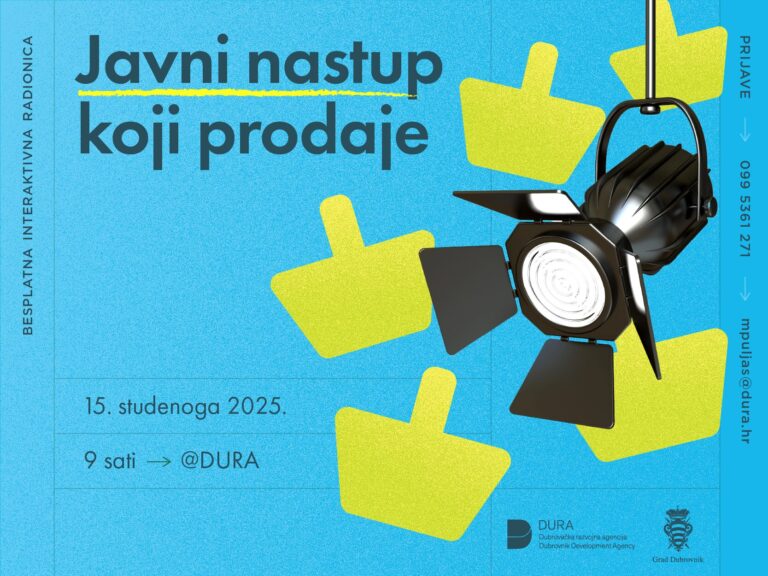 DURA: Radionica “Javni nastup koji prodaje”