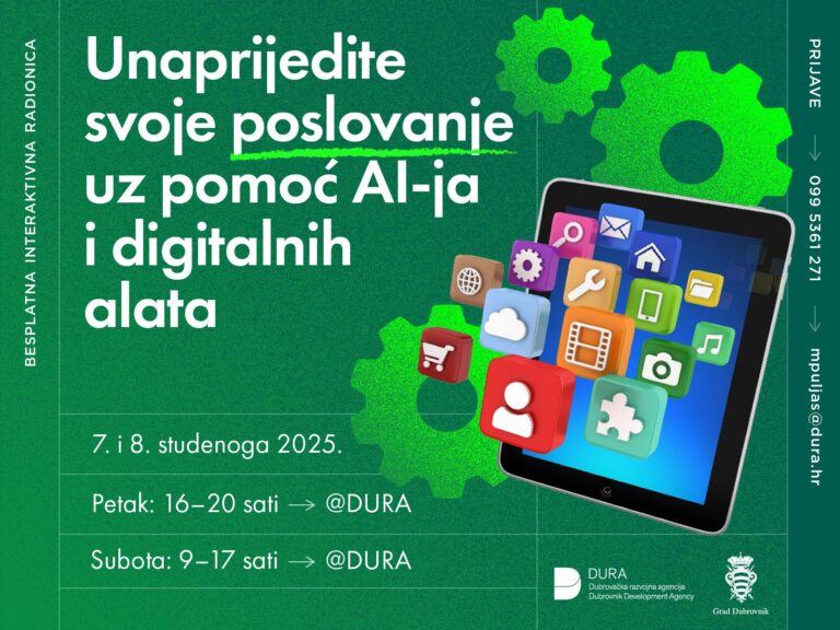 Naučite kako unaprijedite svoje poslovanje uz pomoć AI-a i digitalnih alata