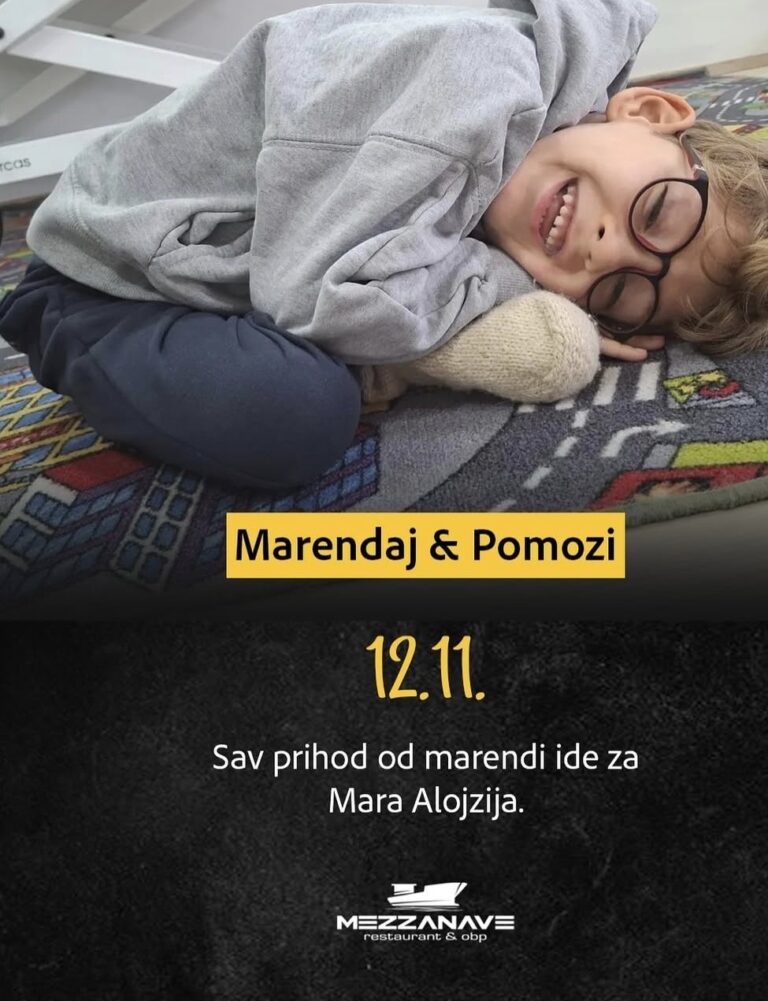 Danas gdje god, sutra svi u Mezzanave na marendu!