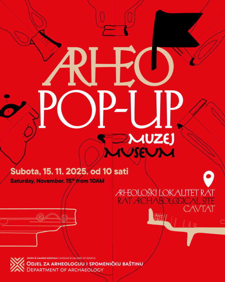 Arheološki lokalitet na Ratu u Cavtatu pretvara se ove subote u pop-up muzej na otvorenom