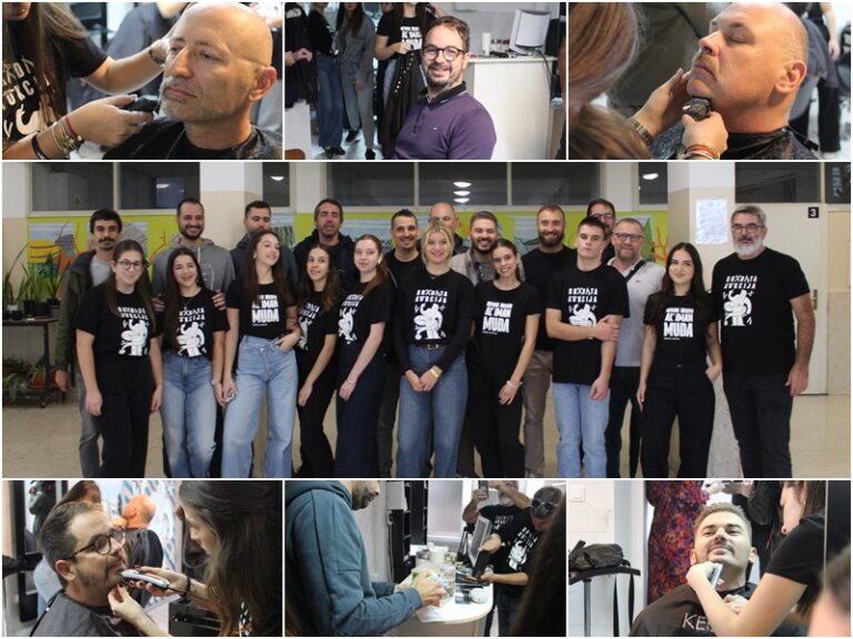 BRADATA AUKCIJA Profesori Obrtničke i tehničke škole obrijali brade kako bi potaknuli svijest o važnosti muškog zdravlja