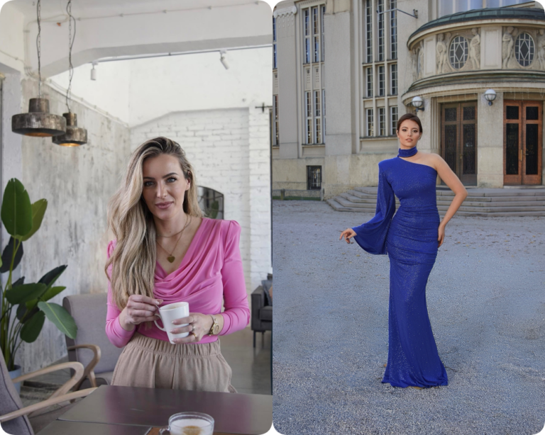 Glamurozna plava haljina dizajnerice Katarine Mamić za samouvjerenu ženu koja želi ostaviti dojam