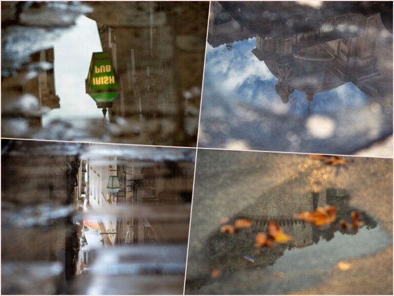 FOTO: Što sve zrcali kiša?