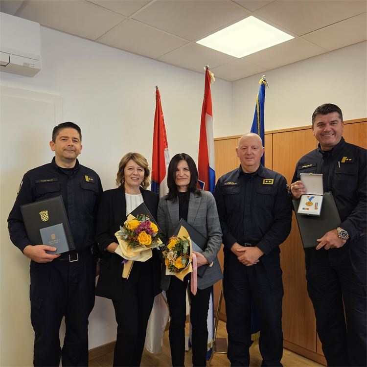 Spomenicom domovinske zahvalnosti odlikovano četvoro djelatnika PU dubrovačko-neretvanske