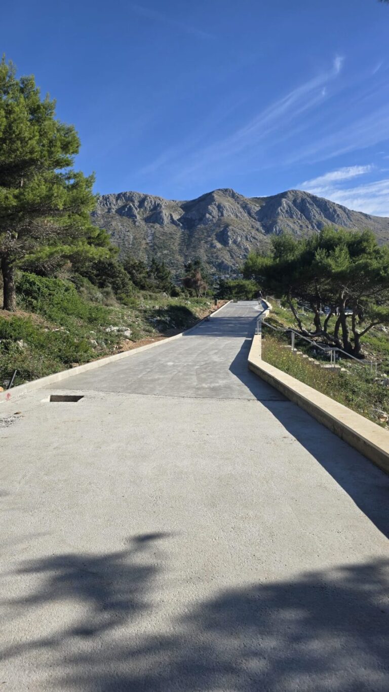 Uređuje se šetnica Srebreno- Kupari