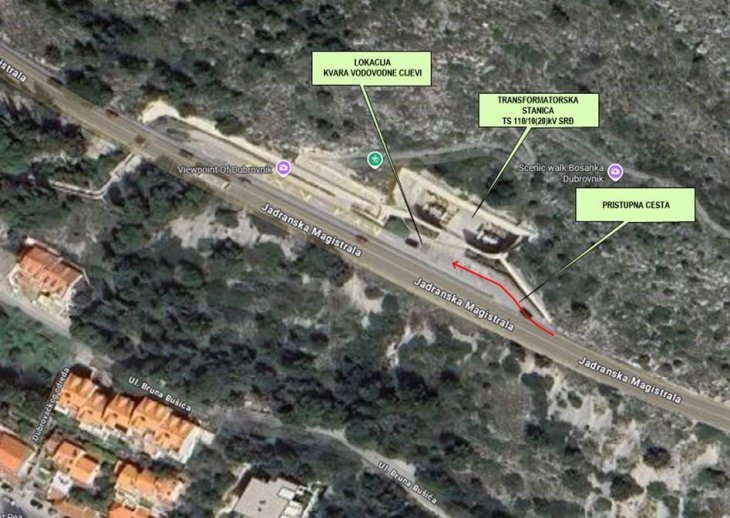 Od petka autobusna stanica Trafostanica Srđ neće biti u funkciji