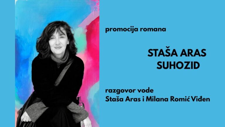 Staša Aras u Art radionici Lazareti predstavit će roman “Suhozid”