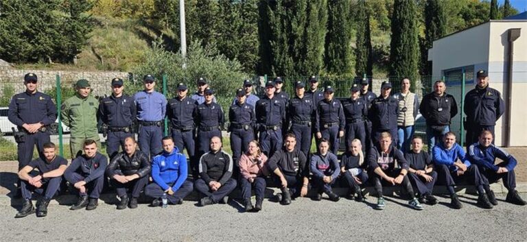 Završen 126. tečaj granične policije u smještajno-obučnom centru granične policije „Mladost“ u Kuparima