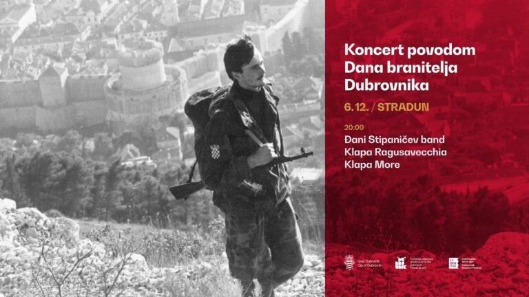 Dan dubrovačkih branitelja uz koncert Đanija Stipaničeva te klape More i Ragusavecchia
