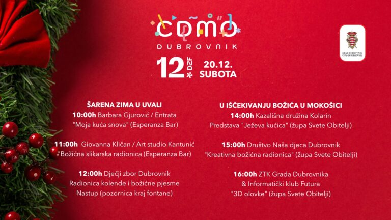 Centar za djecu, mlade i obitelj Dubrovnik poziva na radionice u Uvali Lapad i Mokošici