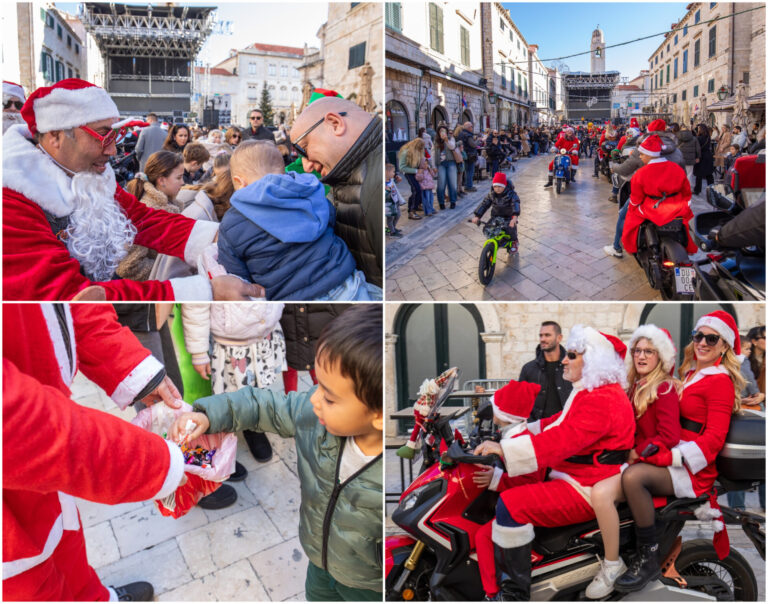 FOTO: Moto Mrazovi provozali se Stradunom i oduševili najmlađe