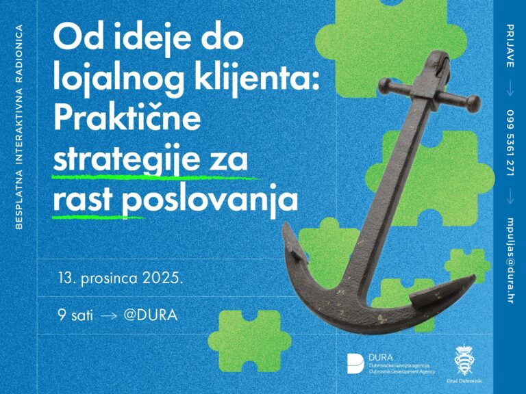 Radionica/ Od ideje do lojalnog klijenta: praktične strategije za rast poslovanja