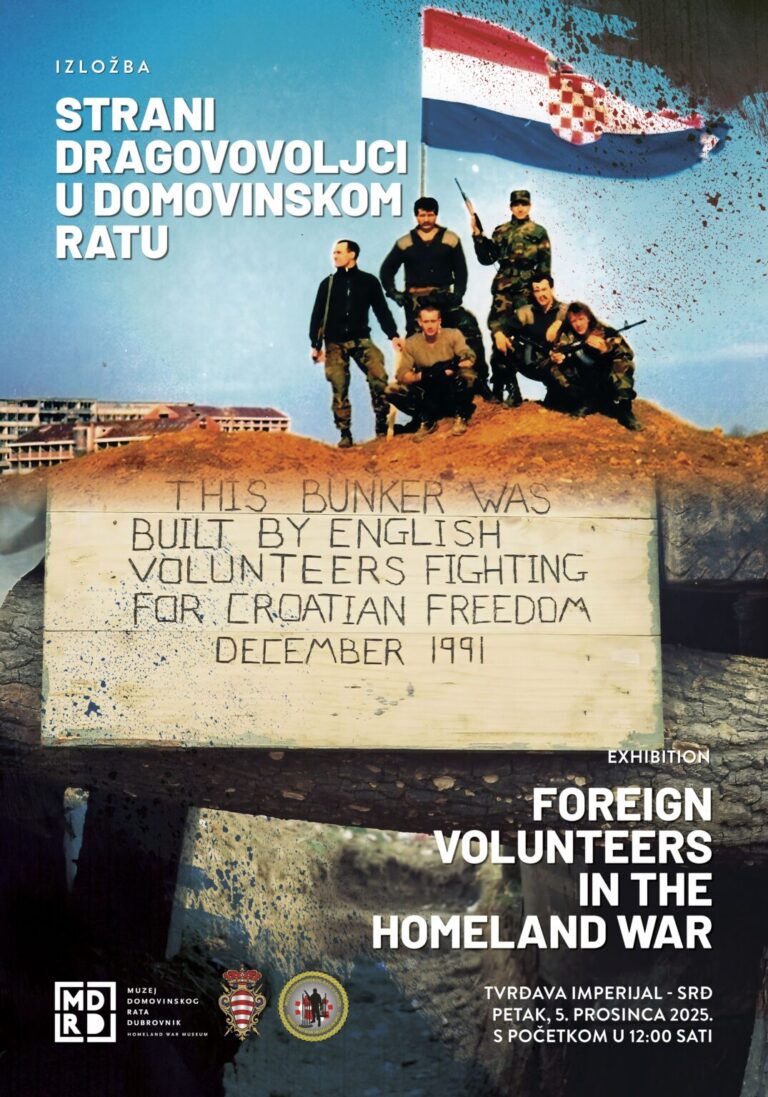 Nova izložba u tvrđavi na Srđu – “Strani dragovoljci u Domovinskom ratu”