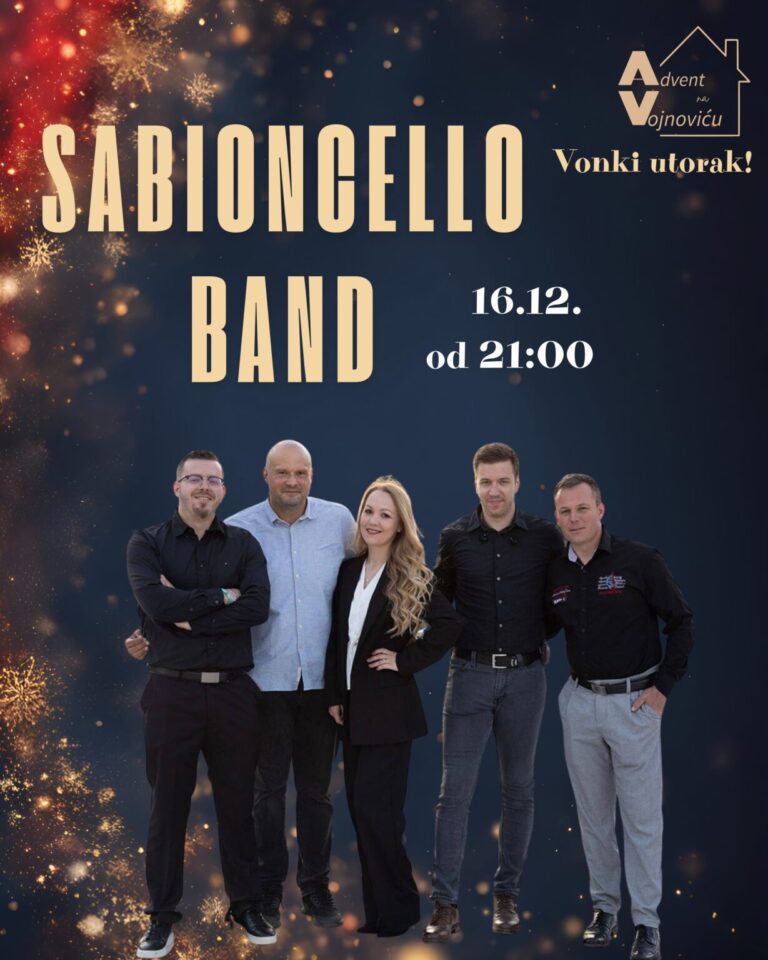 Sabioncello Band nastupa u utorak na Adventu na Vojnoviću