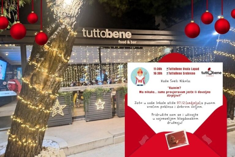 Sveti Nikola stiže u TuttoBene – 7. prosinca 2025.