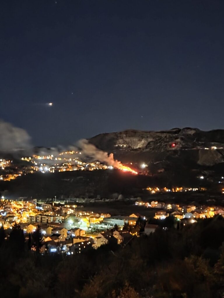 Požar šume u Župi dubrovačkoj