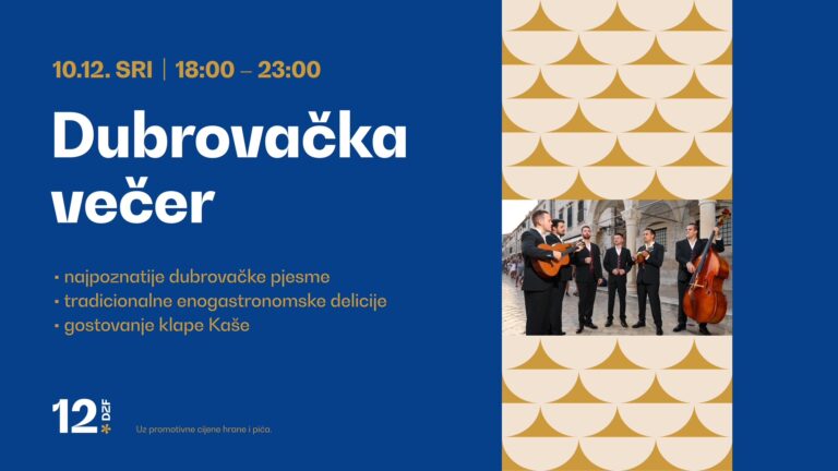 DUBROVAČKA VEČER NA STRADUNU Idemo na domaći zalogajčić i čašu vina!