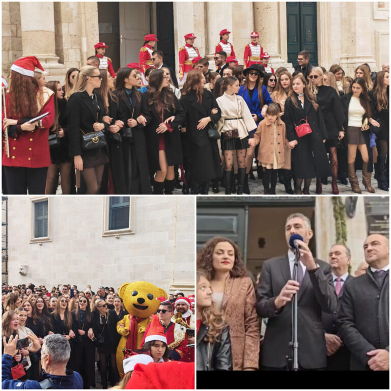 Foto/Video: Ođe, ođe, nazdravlje vam Badnje jutro, ori se cijelim Gradom. Neka se Mali Isus probudi u svakom srcu