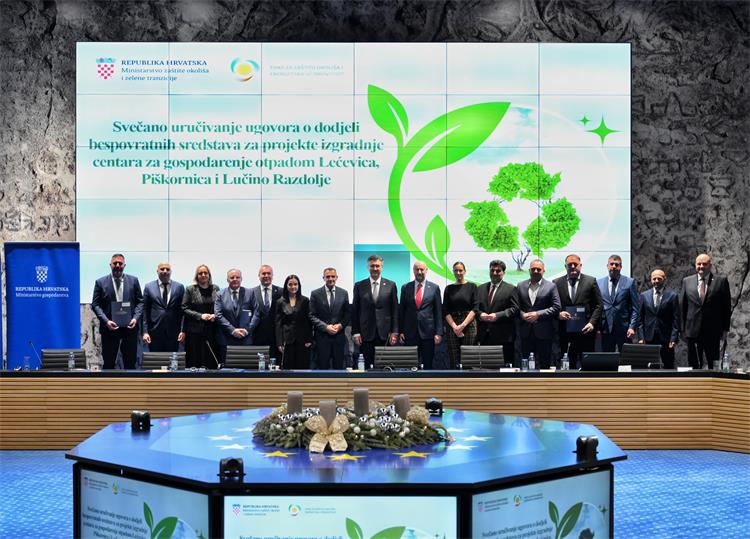 Dodijeljeni ugovori vrijedni više od 51 milijun eura za Centar za gospodarenje otpadom Lučino razdolje