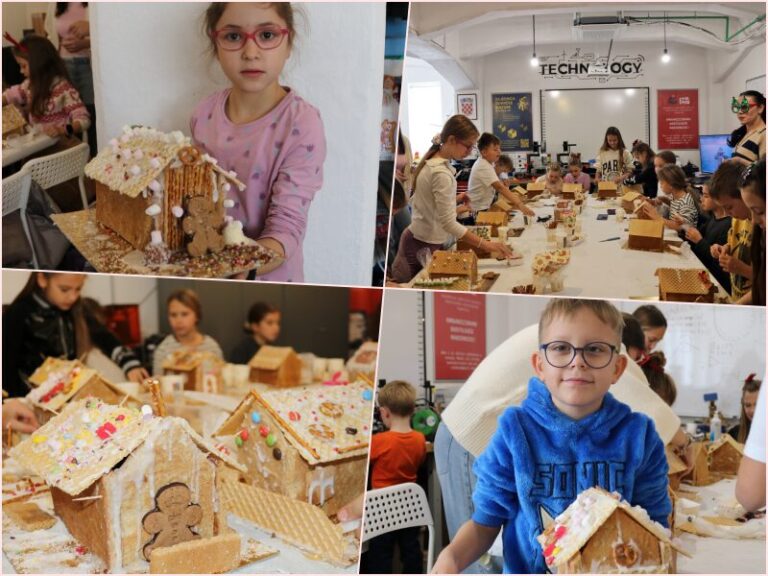 Mala škola arhitekture u blagdanskom ruhu: djeca izrađivala božićne kućice od medenjaka