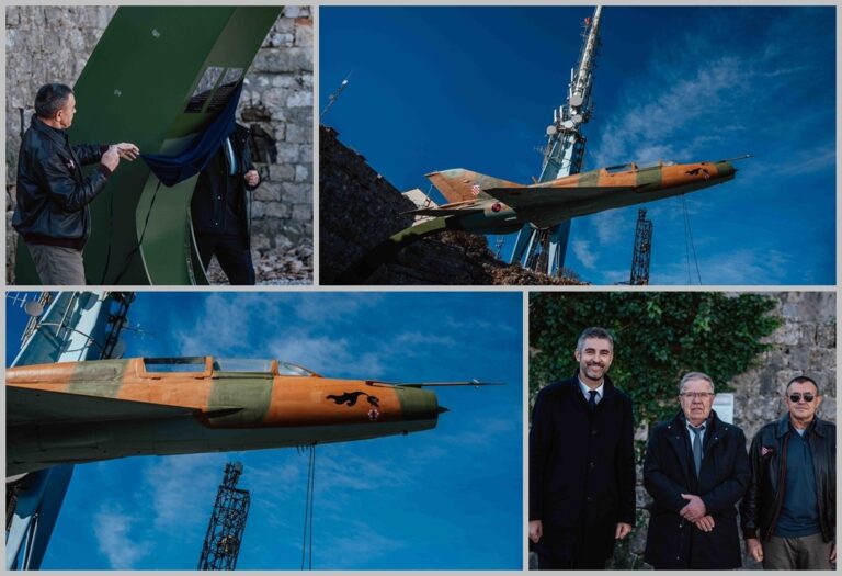 MiG je na Srđu, najavljena i obnova Muzeja domovinskog rata