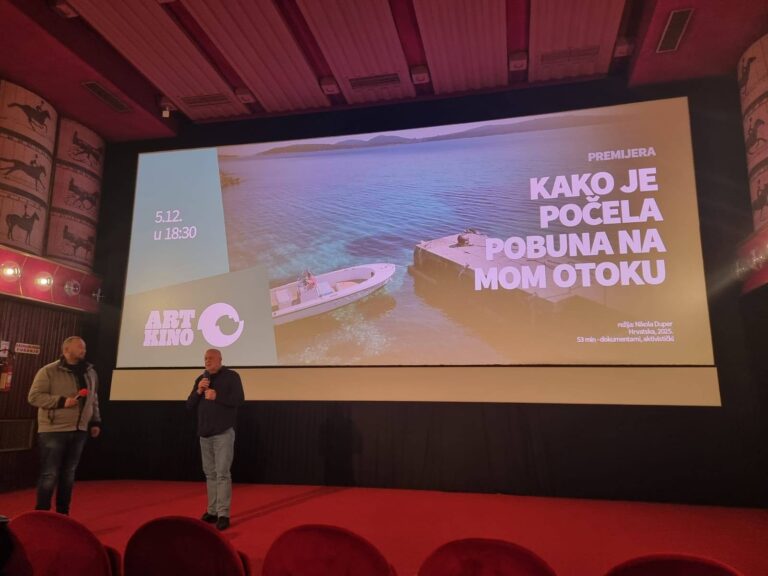 Premijera dokumentarca Nikole Dupera: Kako je počela pobuna na mom otoku