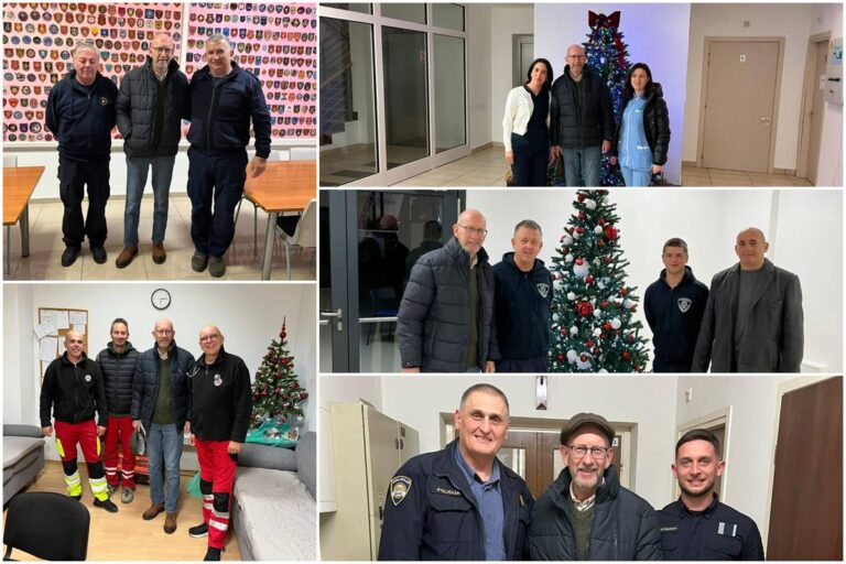 Božo Lasić obišao žurne službe koje dežuraju u novogodišnjoj noći i djelatnike Doma za starije Konavle