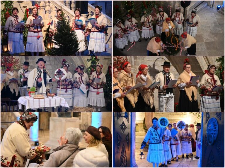 Održan koncert i scenski prikaz božićnih običaja Podravine u Kneževu dvoru