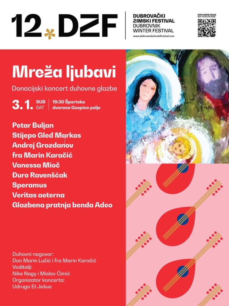 Dubrovački zimski festival završava sutra donacijskim koncertom duhovne glazbe