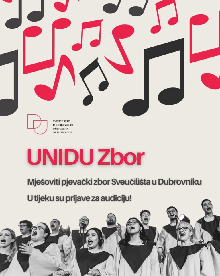 Sveučilište u Dubrovniku pokreće Mješoviti pjevački zbor