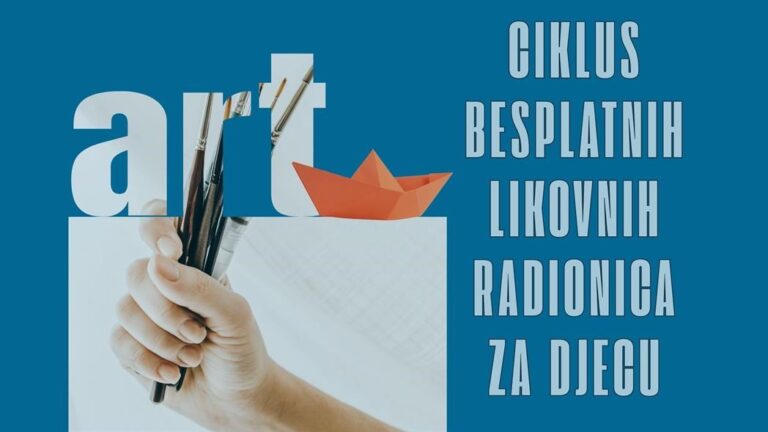 Ciklus dječjih likovnih radionica u Ogranku Mokošica s akademskom slikaricom Ivanom Gillé
