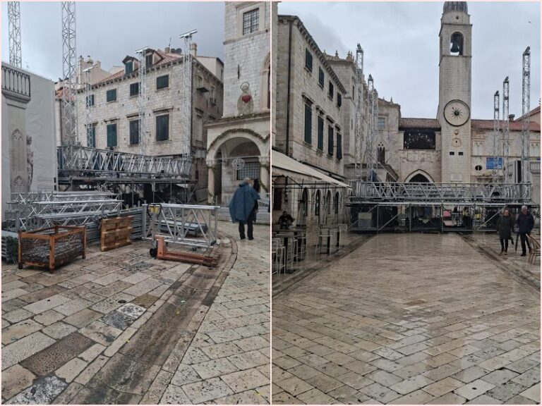 Uklanja se pozornica sa Straduna