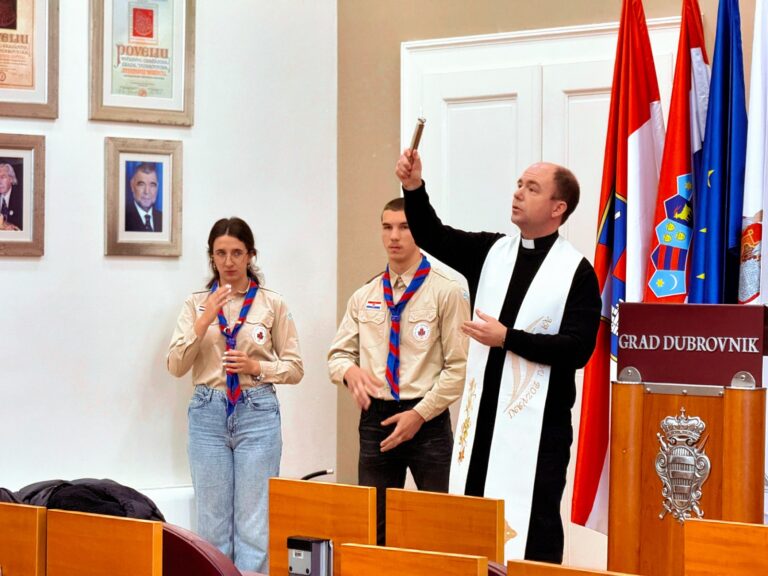 Blagoslov prostora gradske uprave i djelatnika u gradskoj vijećnici