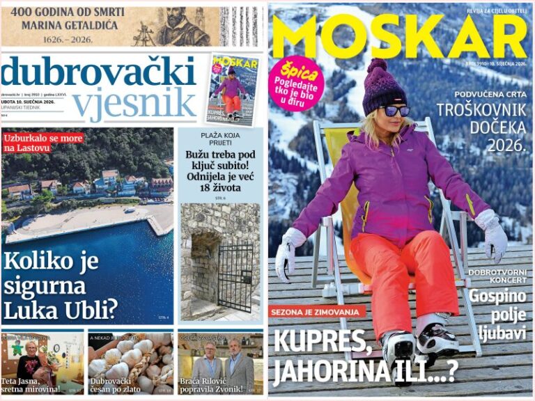 Na kioscima je novi broj Dubrovačkog vjesnika