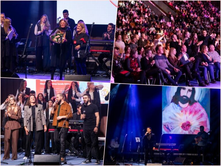 FOTO: U prepunoj sportskoj dvorani održan donacijski koncert duhovne glazbe”Mreža ljubavi”