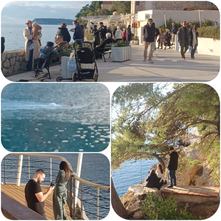 Prvi đir lapadskom šetnicom u novoj godini, na suncu uživali i domaći i gosti