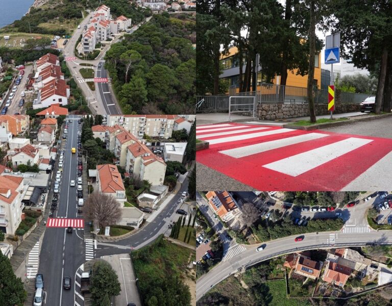 PJEŠAČKA MAGISTRALA Od OŠ Montovjerna do Gospinog polja uređena 23 pješačka prijelaza